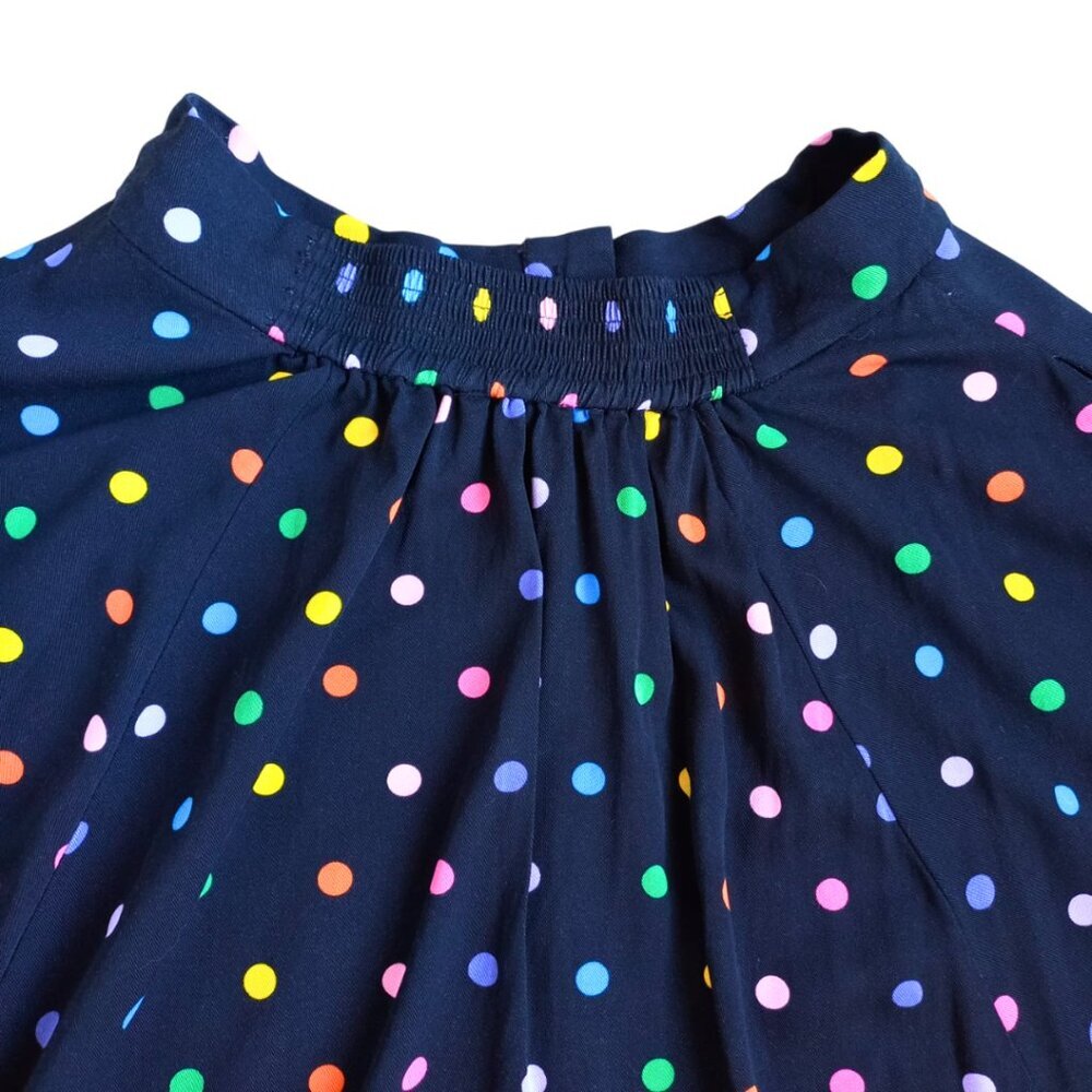 Collectif London Polka Dot Flared Skirt - Multicolor Retro Style, Size S (UK 10) - Picture 3 of 9